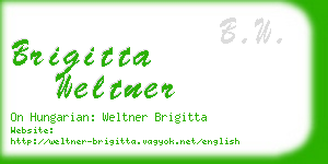 brigitta weltner business card